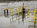 Rheine Unterschleuse der Ems vom 25-12-2023
